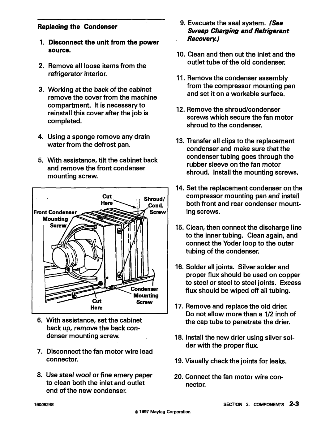 Maytag 16008248 manual 