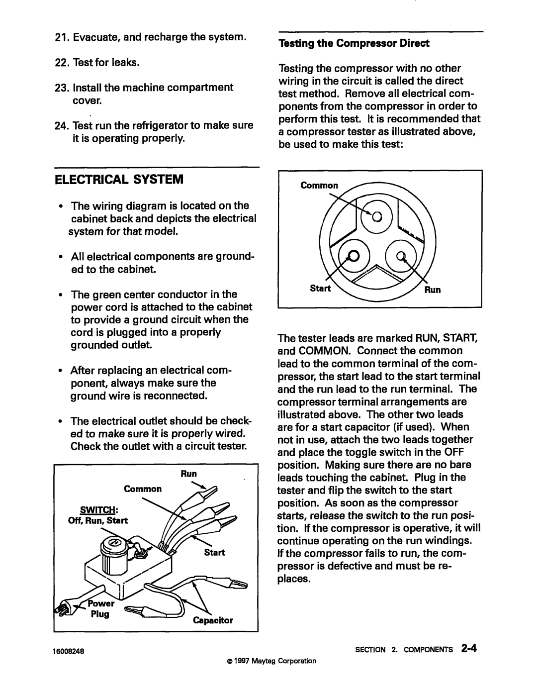 Maytag 16008248 manual 