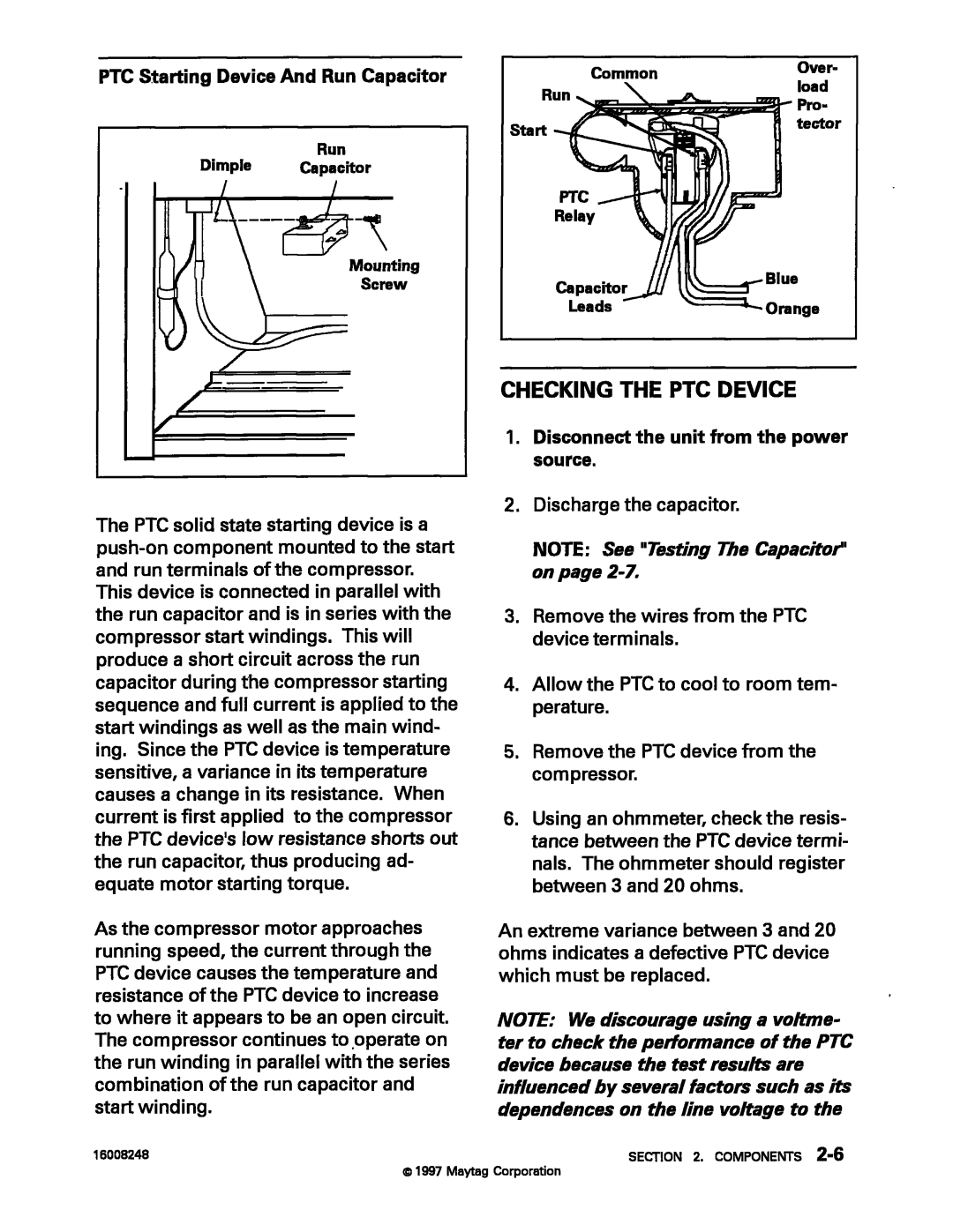 Maytag 16008248 manual 