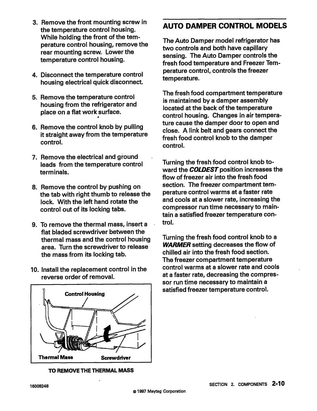 Maytag 16008248 manual 