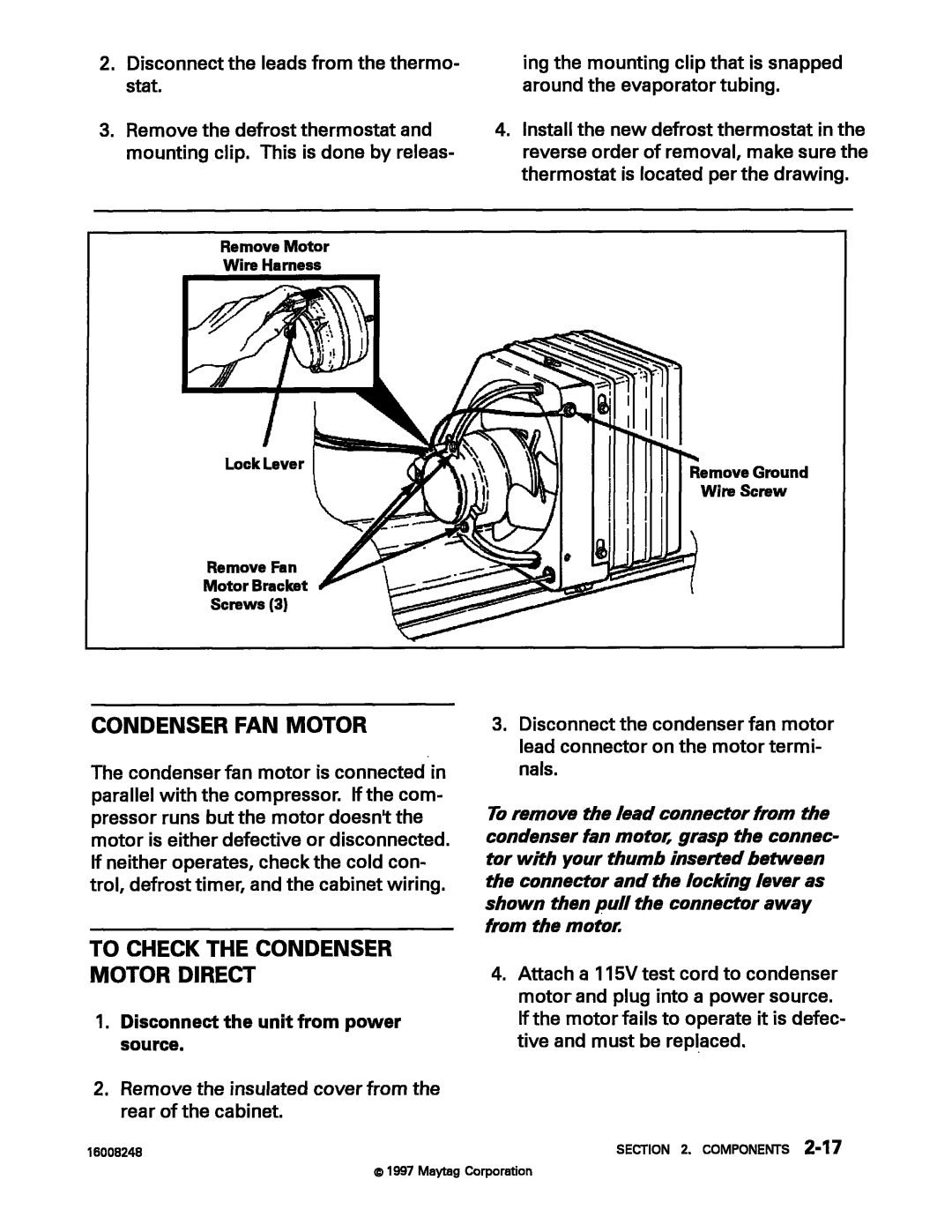 Maytag 16008248 manual 