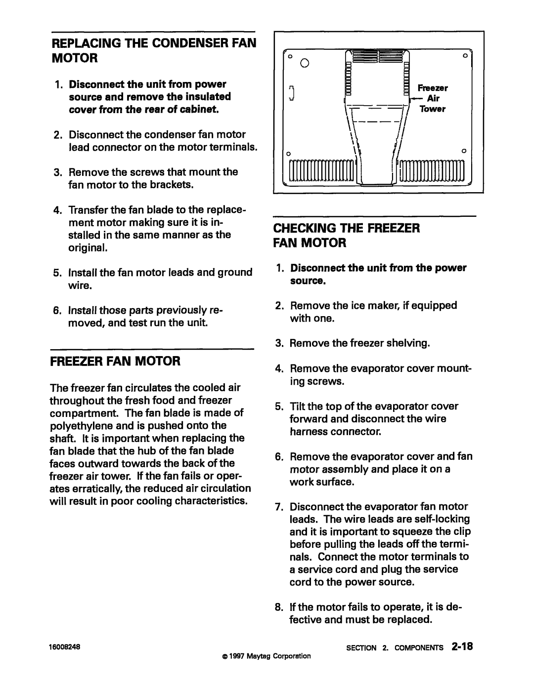 Maytag 16008248 manual 