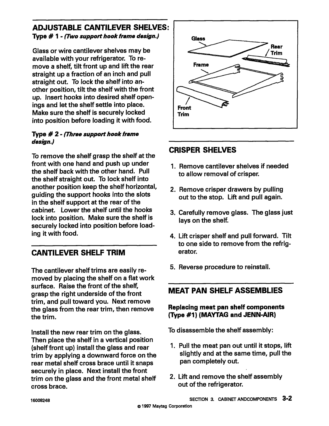 Maytag 16008248 manual 