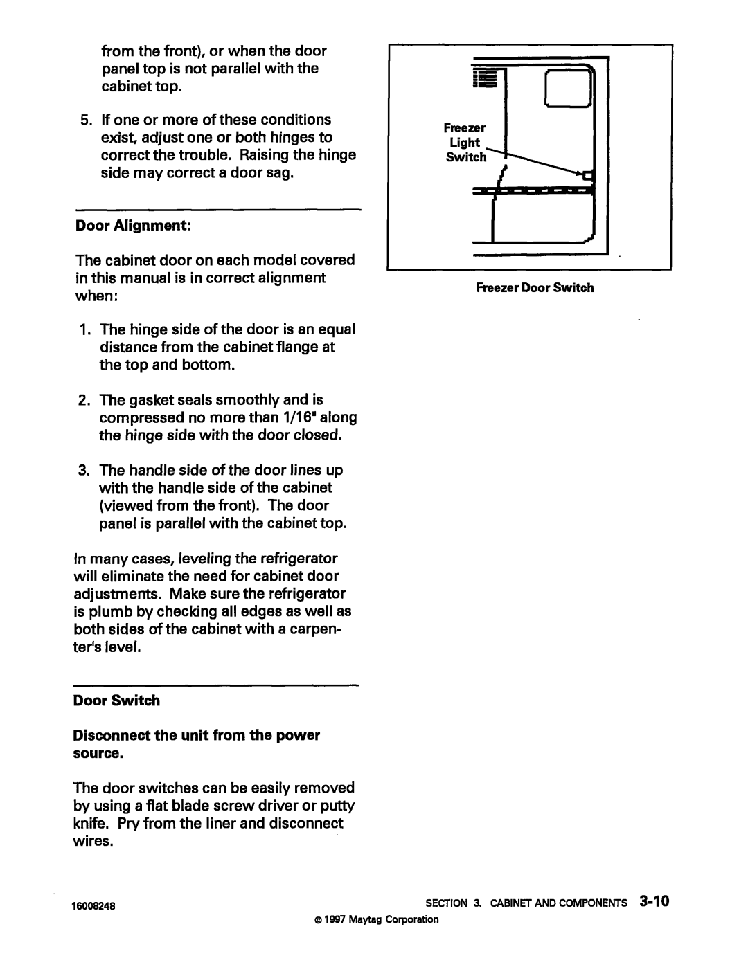 Maytag 16008248 manual 