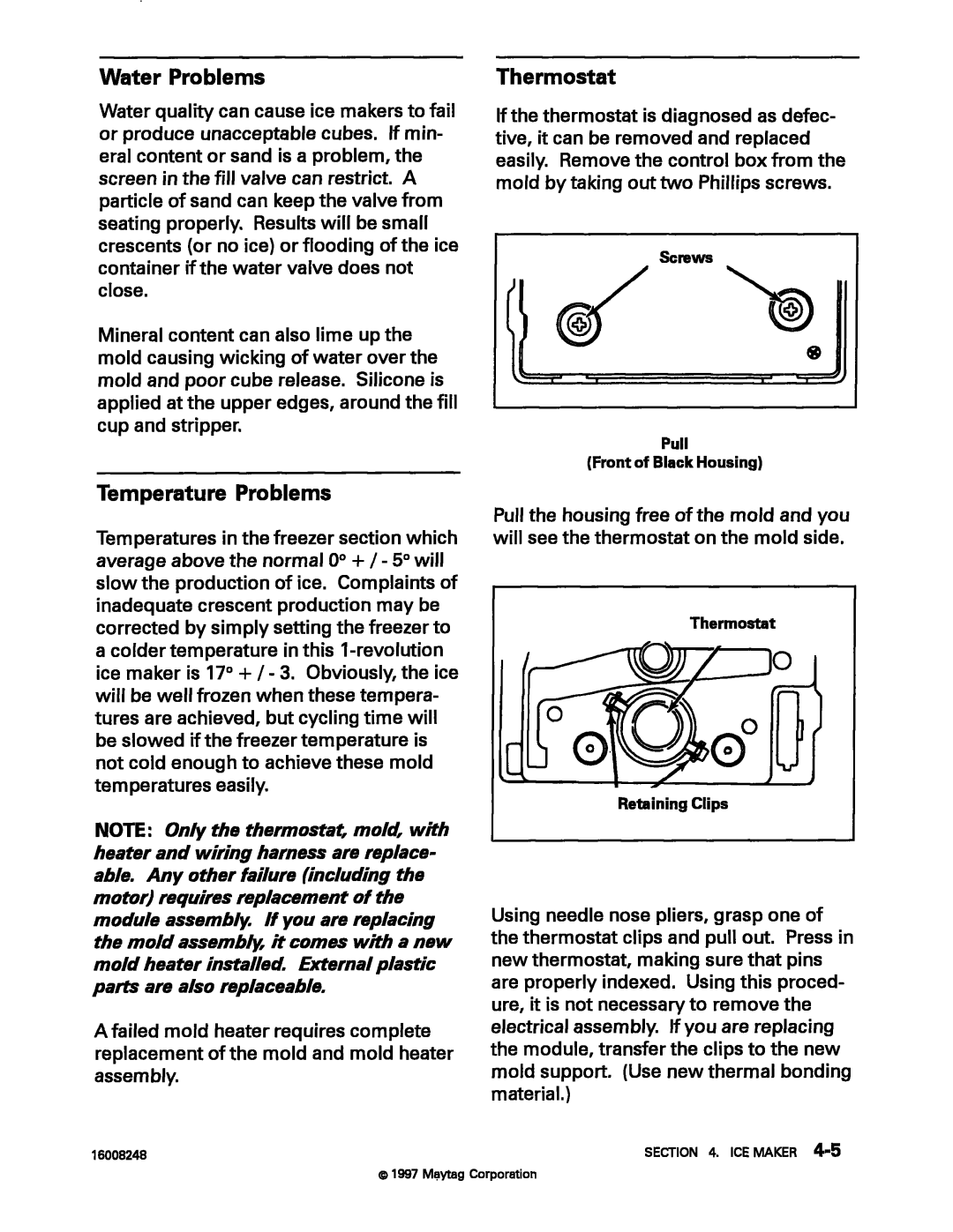 Maytag 16008248 manual 