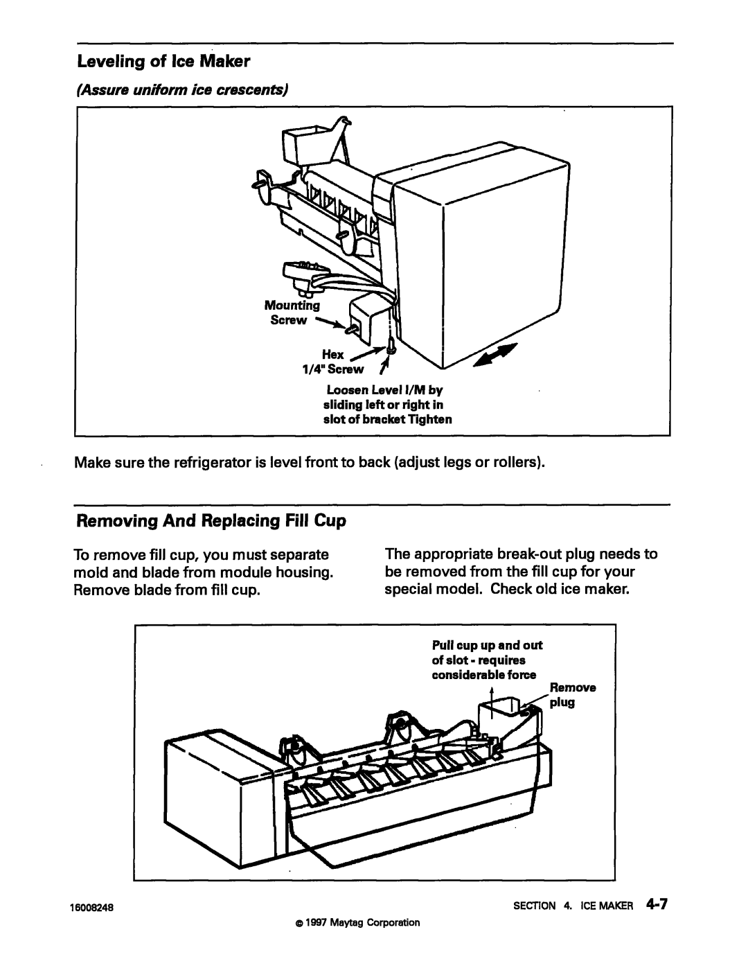 Maytag 16008248 manual 