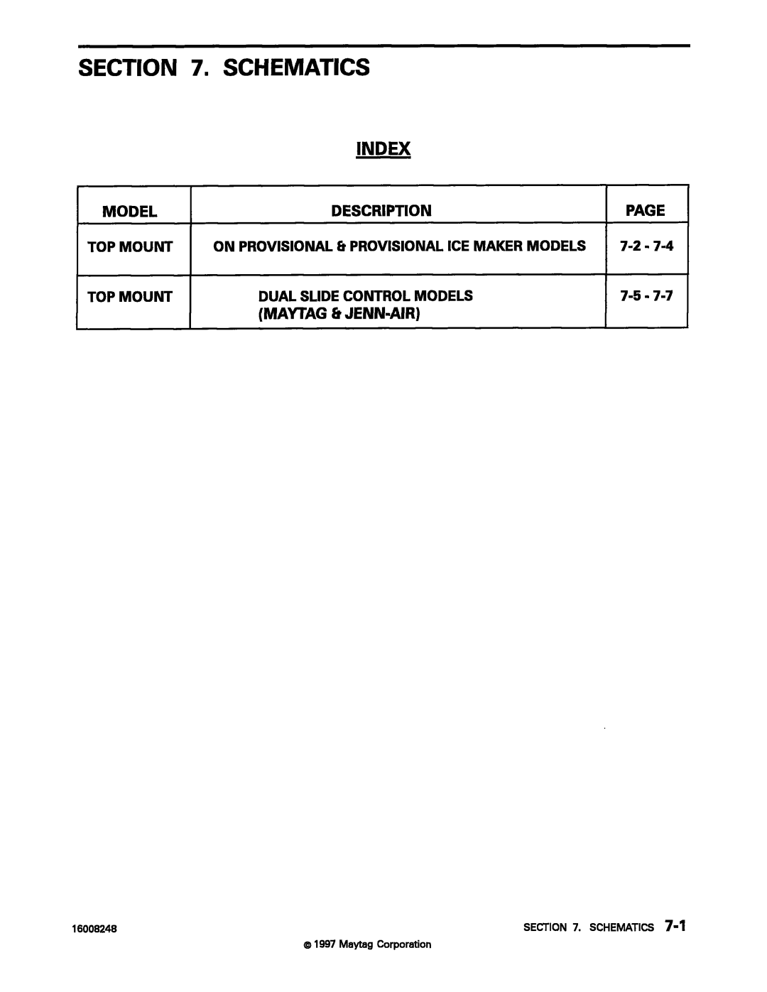 Maytag 16008248 manual 