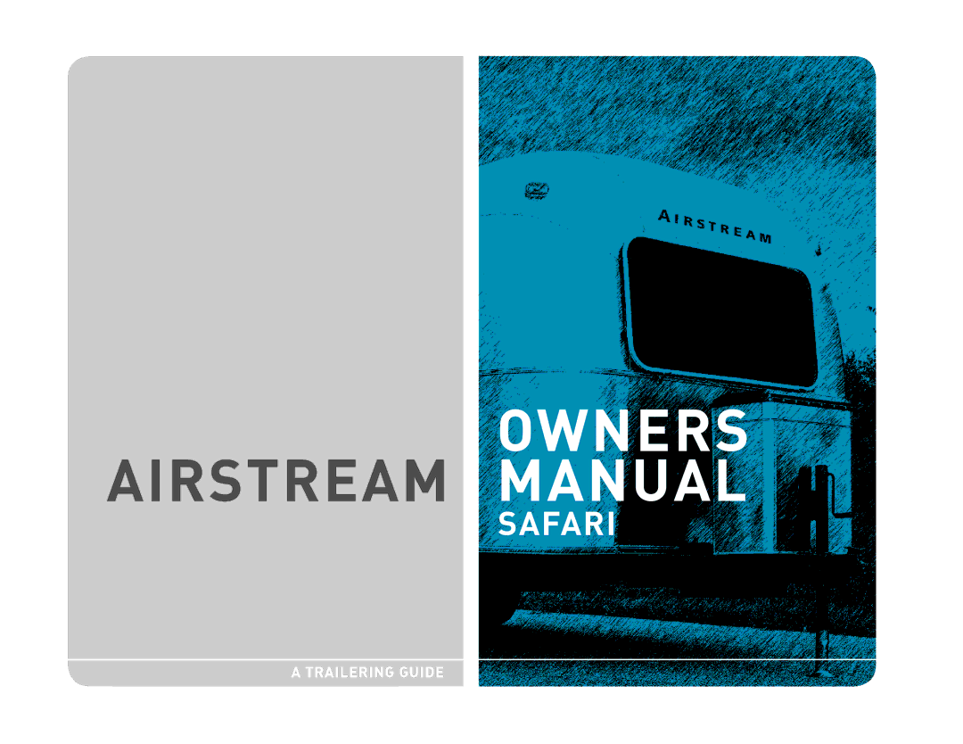 Maytag 2006 owner manual Owners Airstream Manual 