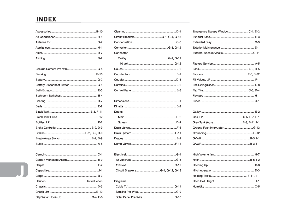 Maytag 2006 owner manual Index 