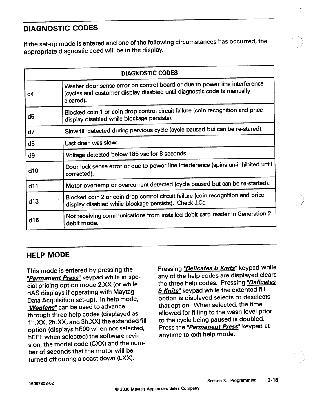 Maytag 217926 manual 