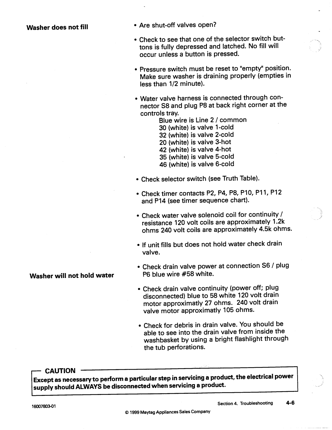 Maytag 217926 manual 