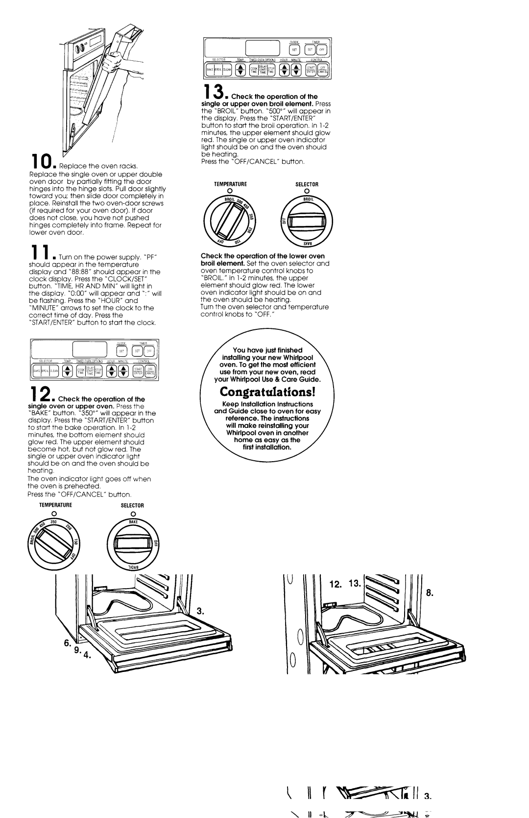 Maytag 3183636 installation instructions Guide close to oven for easy ~~~~~~~ 