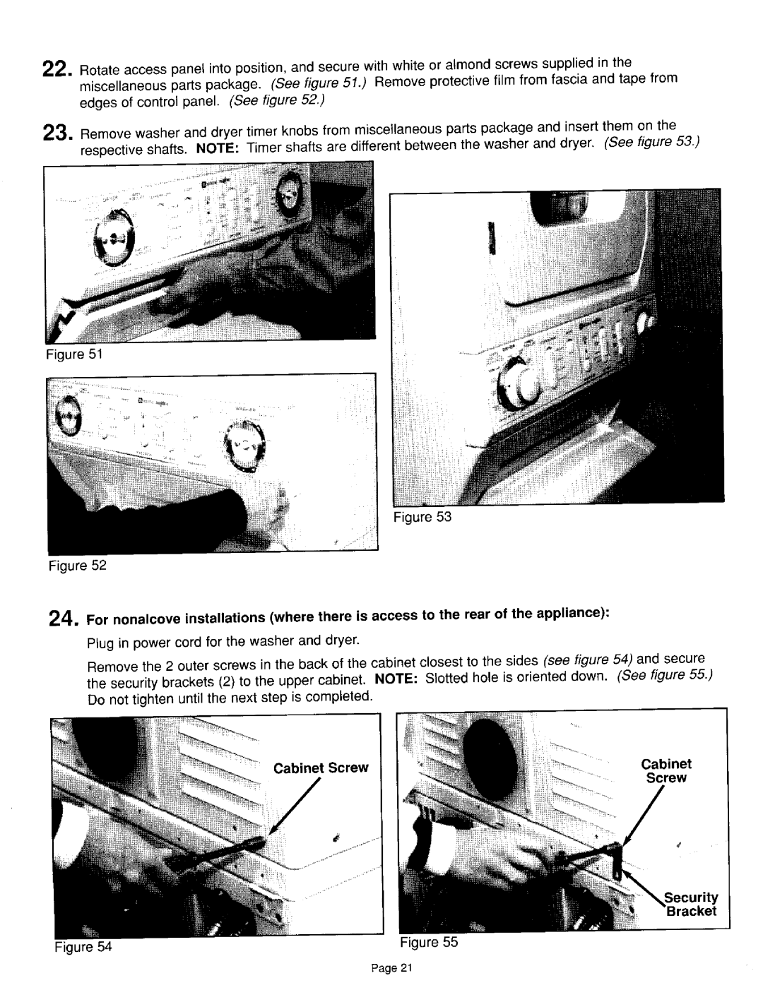 Maytag 6 2708140-0498 installation instructions Cabinet 