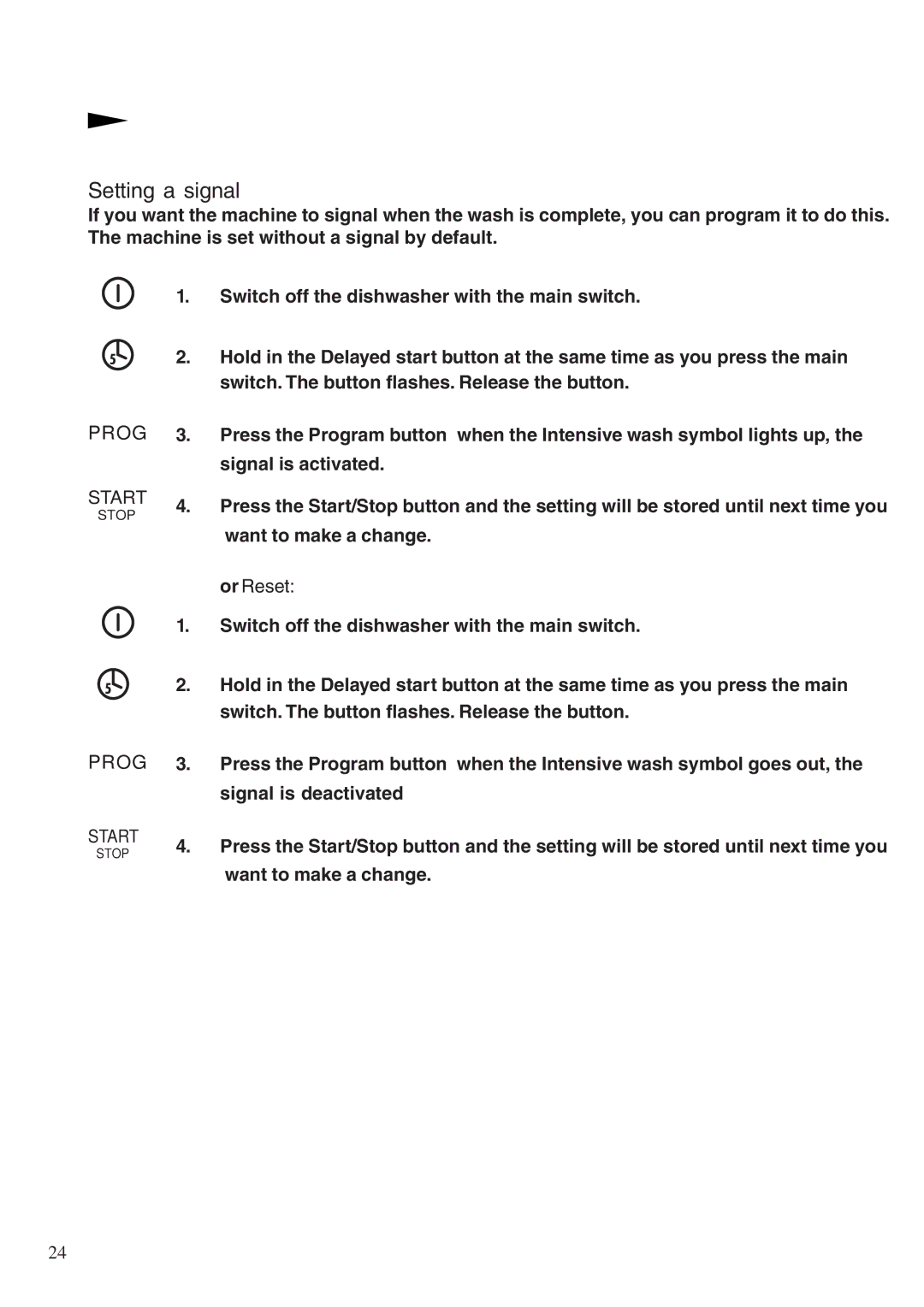 Maytag 760S manual Setting a signal 