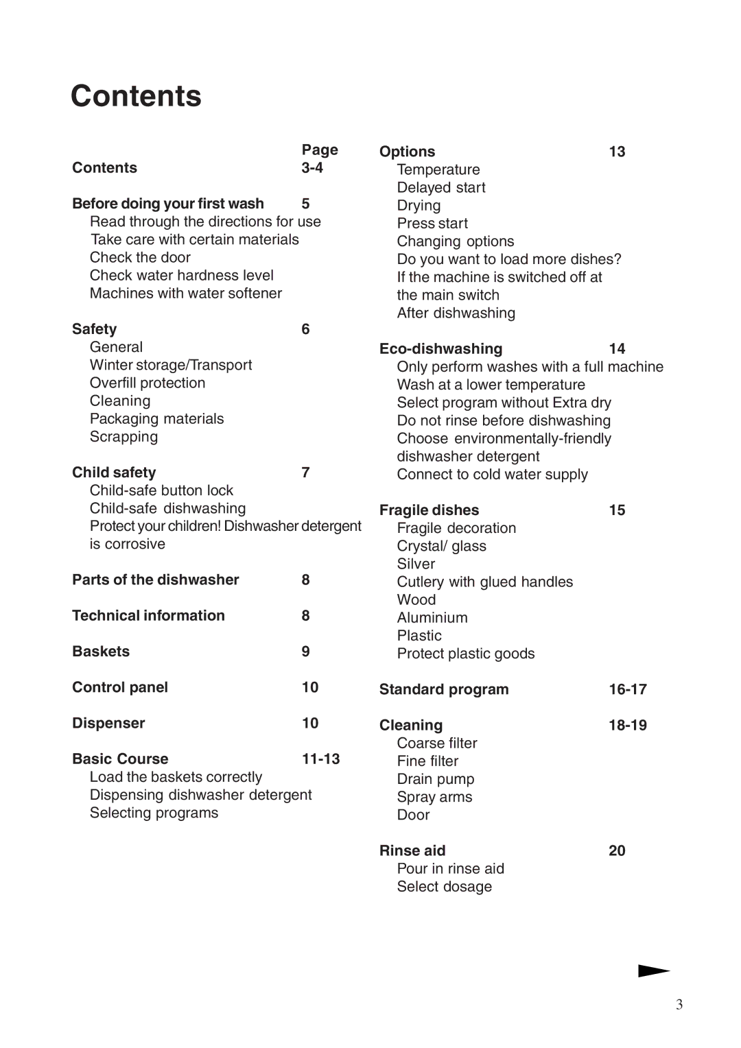 Maytag 760S manual Contents 