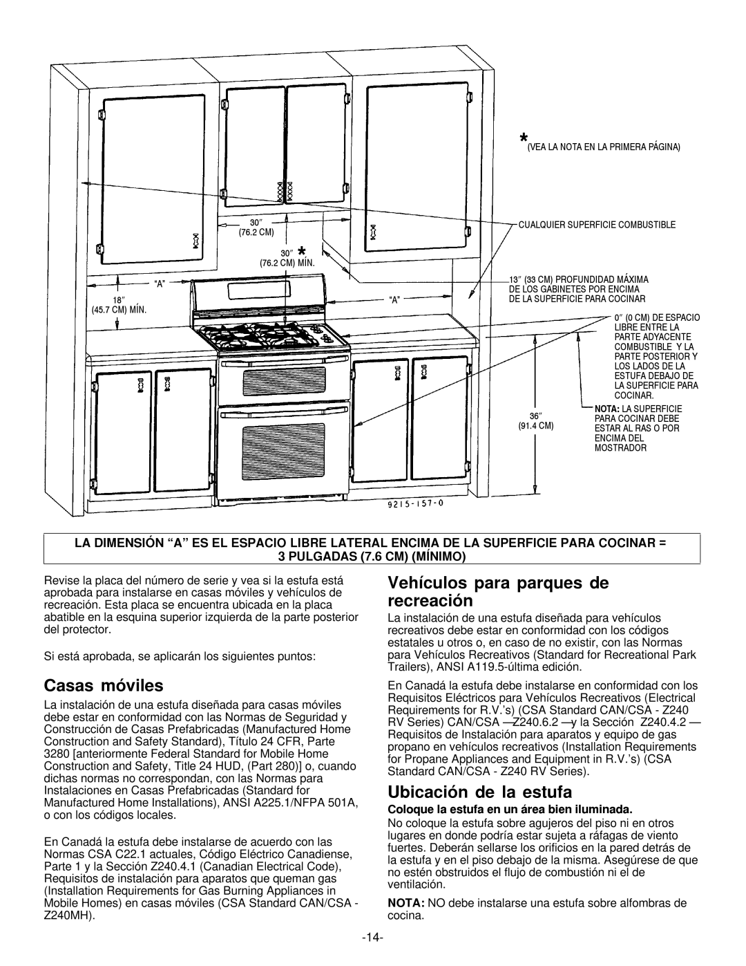 Maytag 8101P407-60 installation manual Casas móviles 