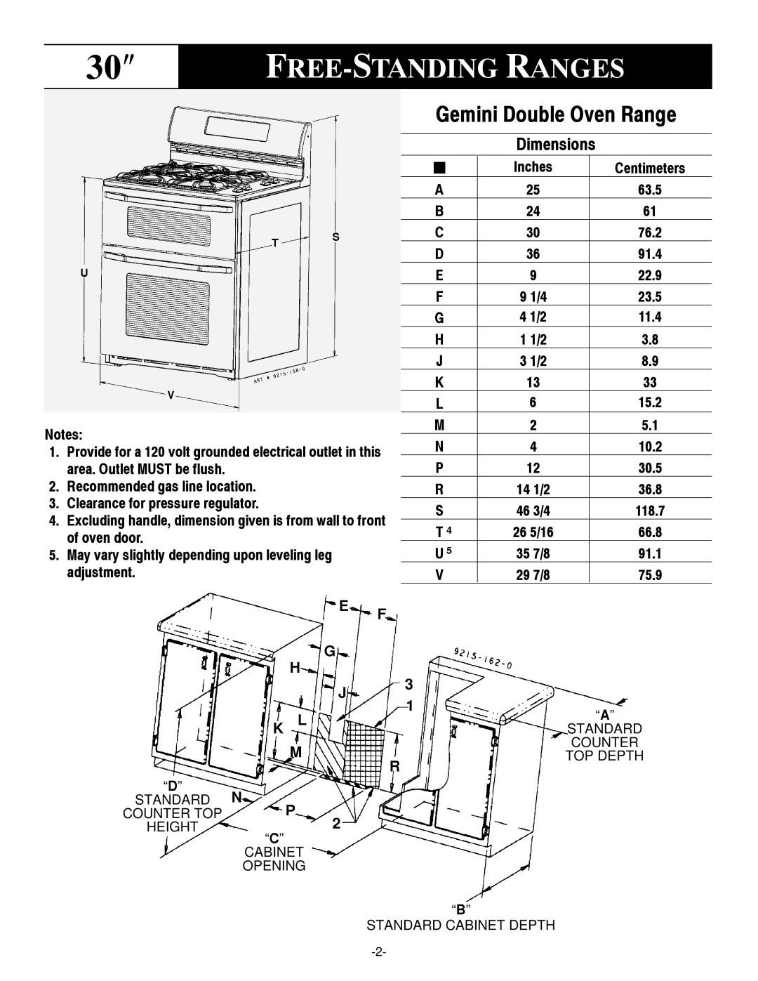 Maytag 8101P407-60 installation manual FREE-STANDING Ranges 