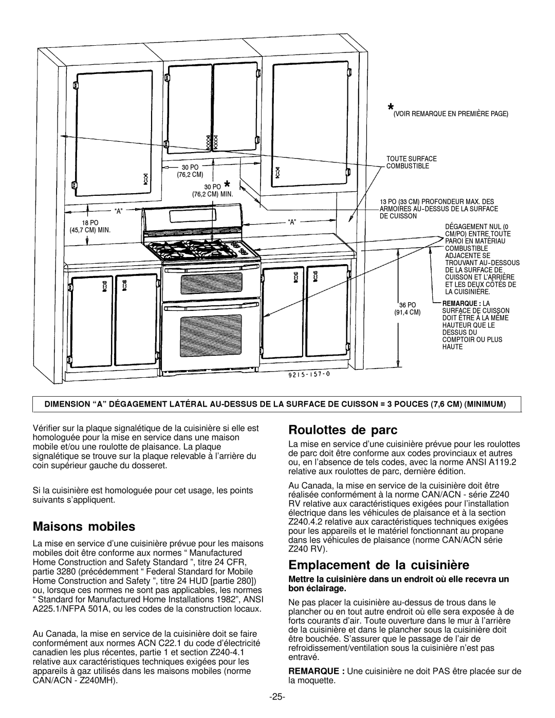 Maytag 8101P407-60 installation manual Maisons mobiles 