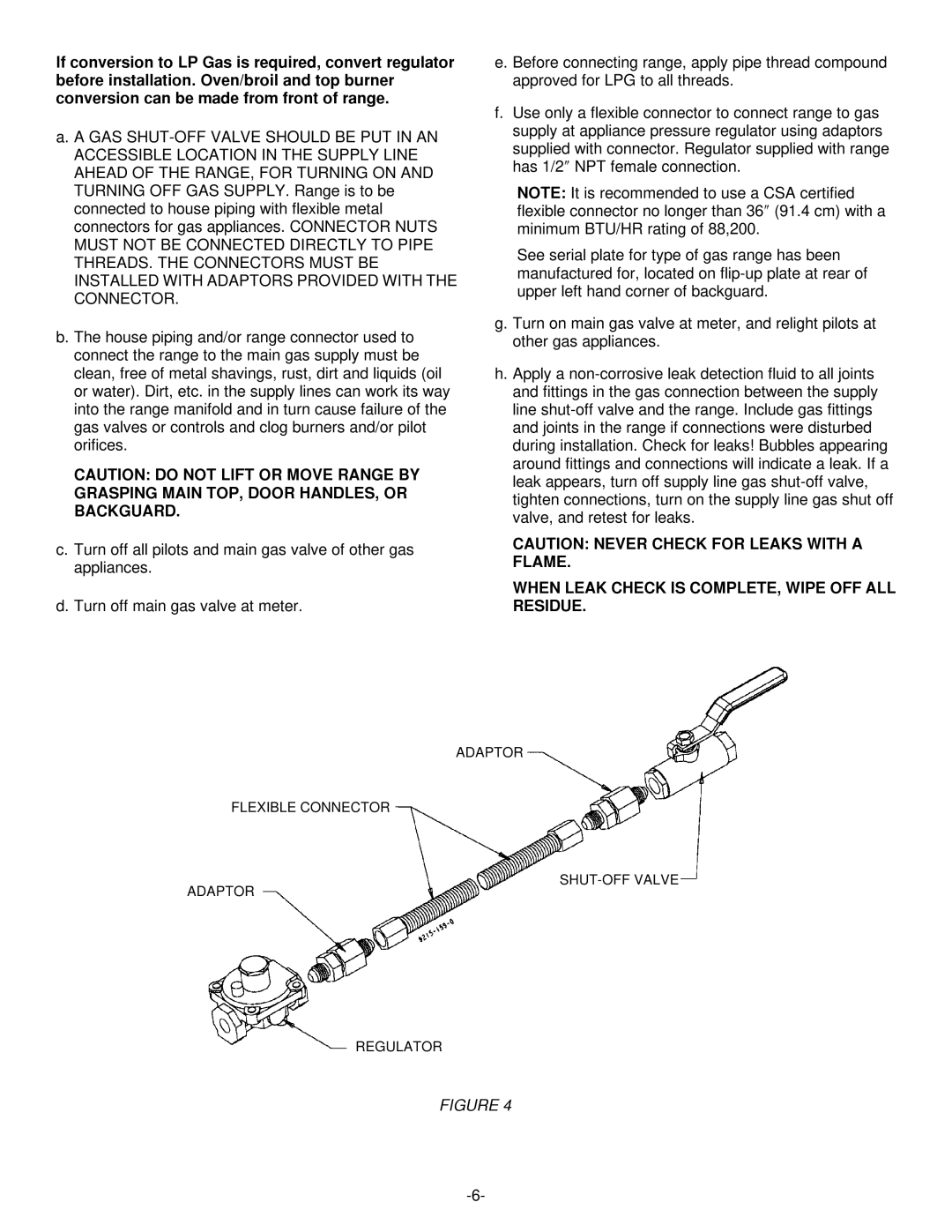 Maytag 8101P407-60 installation manual When Leak Check is COMPLETE, Wipe OFF ALL Residue 