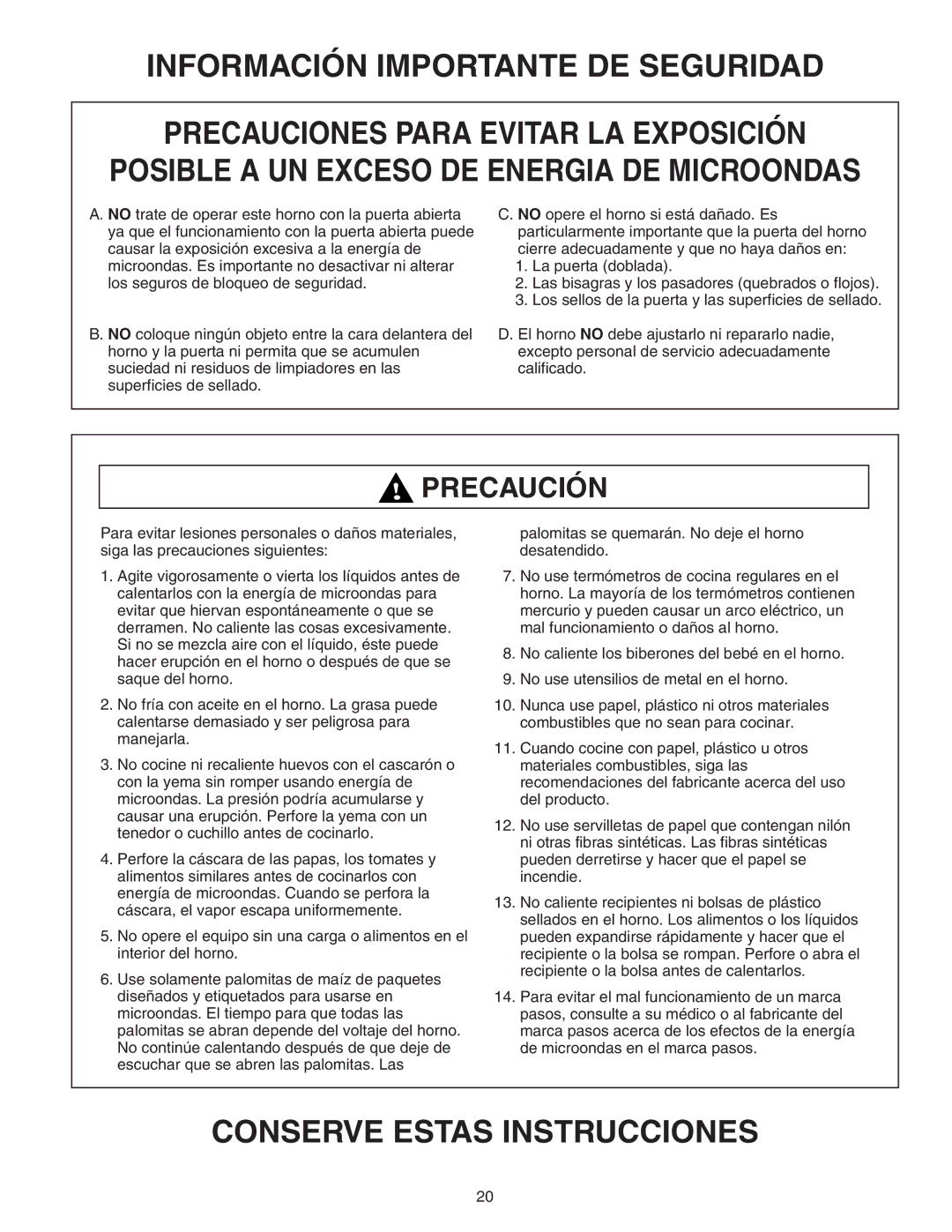 Maytag 8101P641-60 installation instructions Conserve Estas Instrucciones 