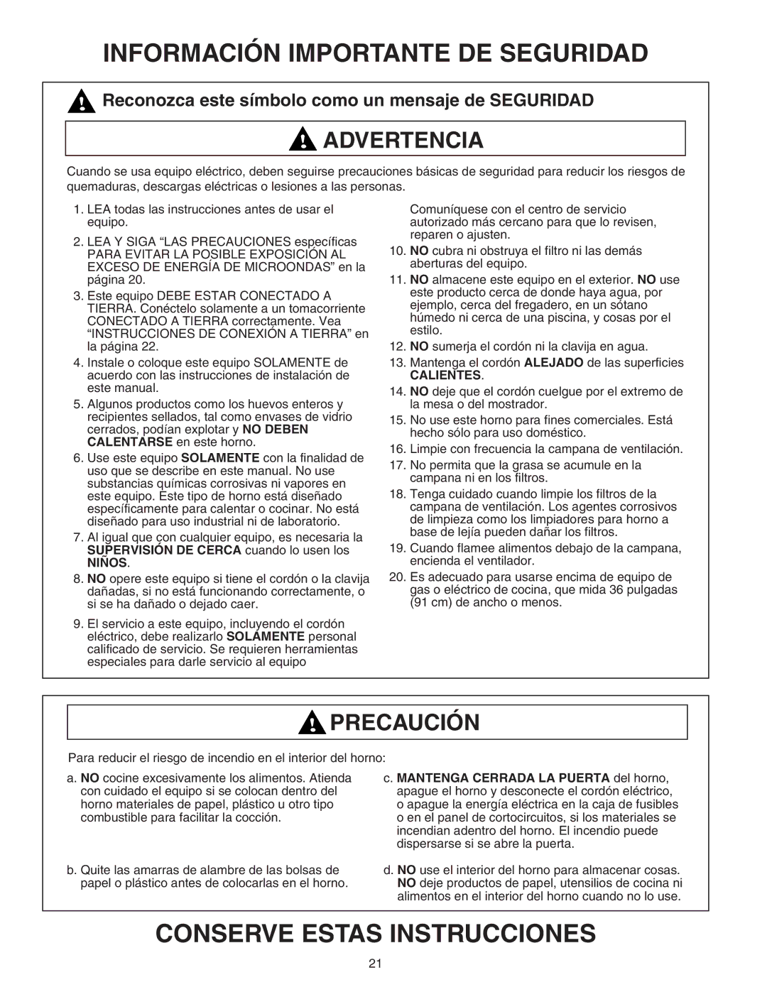 Maytag 8101P641-60 Información Importante DE Seguridad, Reconozca este símbolo como un mensaje de Seguridad 