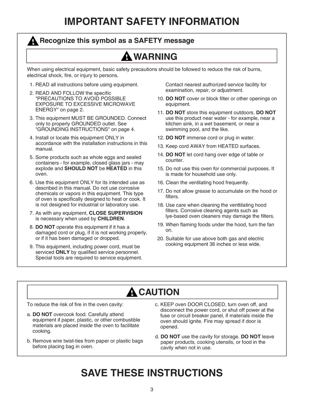 Maytag 8101P641-60 installation instructions Important Safety Information, Recognize this symbol as a Safety message 