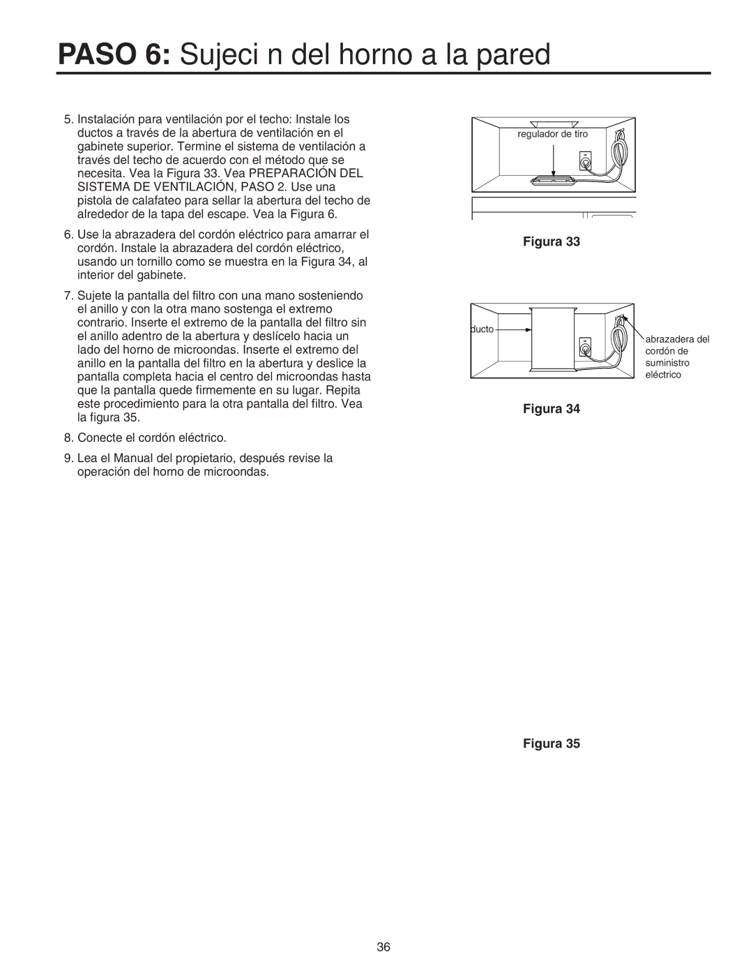 Maytag 8101P641-60 installation instructions Ducto 