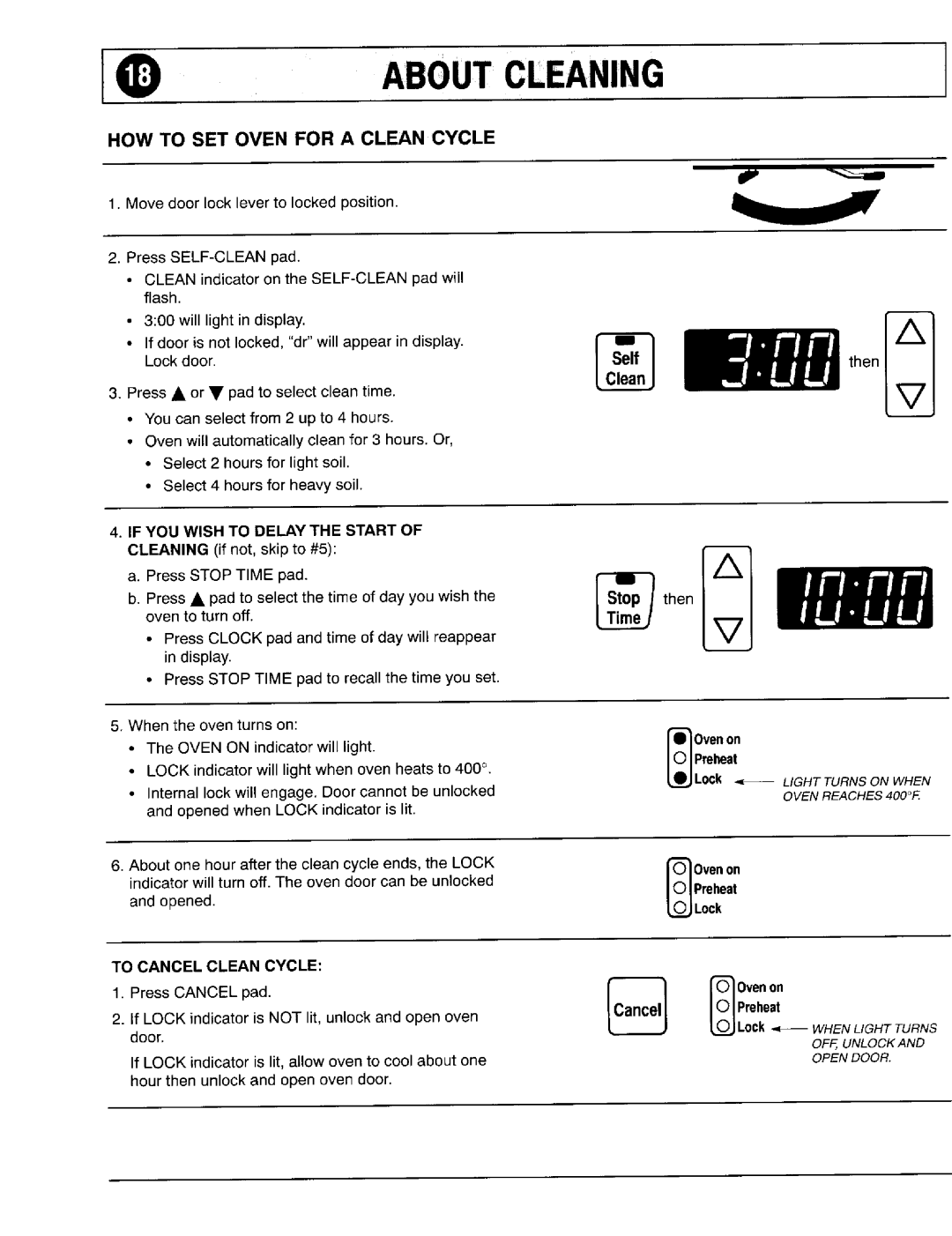 Maytag 8111P375-60 important safety instructions Idaboutcleaning, HOW to SET Oven for a Clean Cycle 