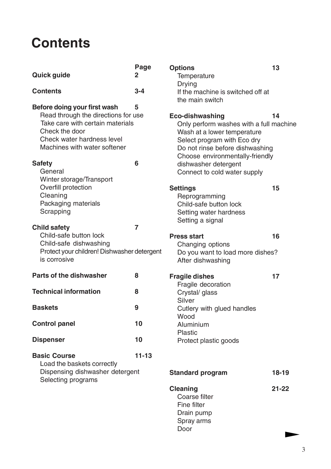 Maytag 860S manual Contents 