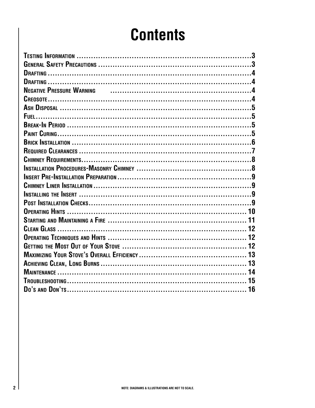 Maytag C310 operation manual Contents 