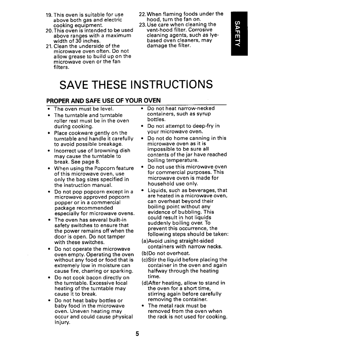 Maytag CMV1100AA manual Properand Safeuse Ofyour Oven, Save Theseinstructions 
