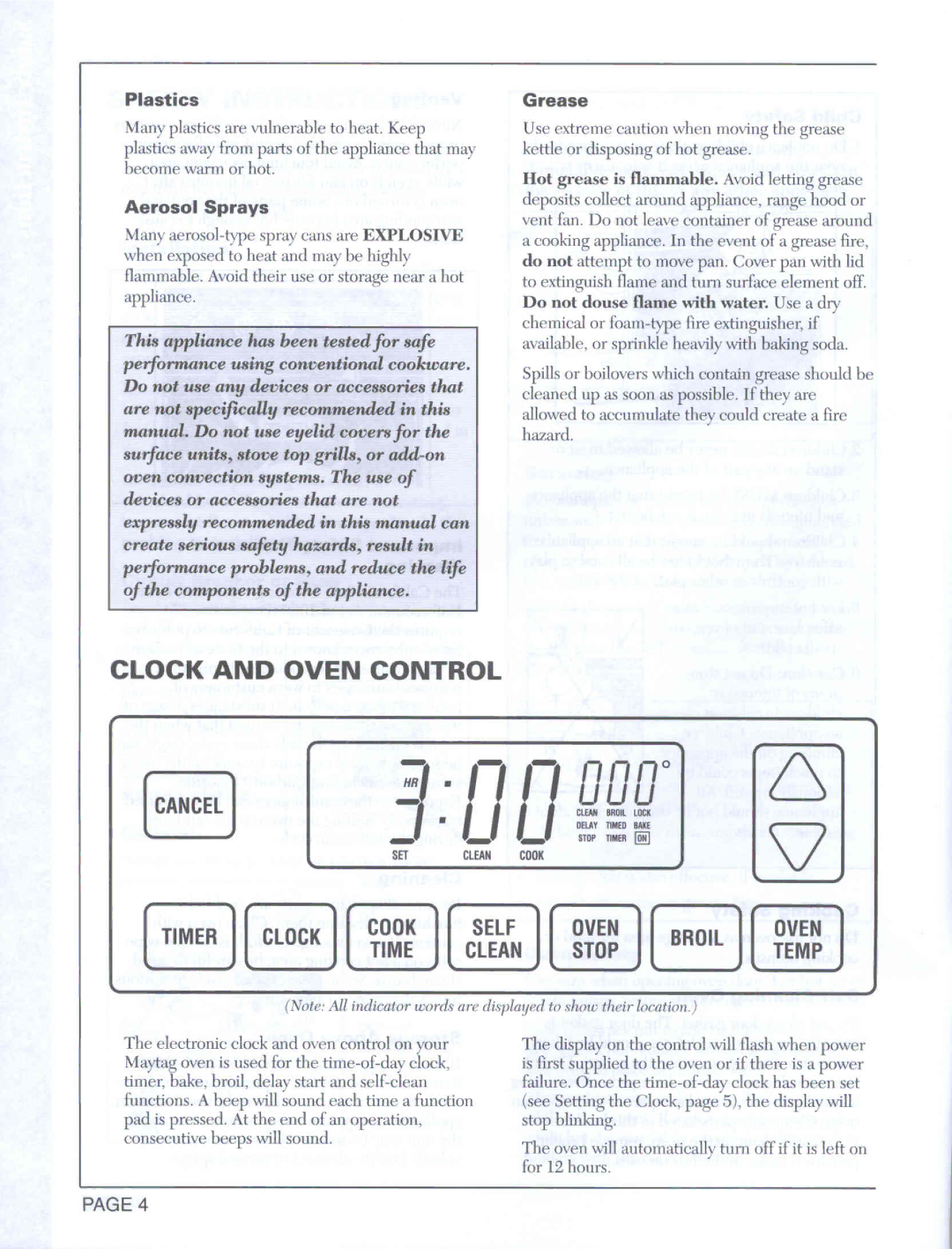 Maytag CWE4800, CWE5800 manual 