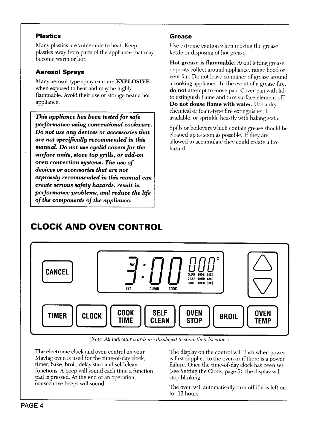 Maytag CWE4800, CWE5800 manual 
