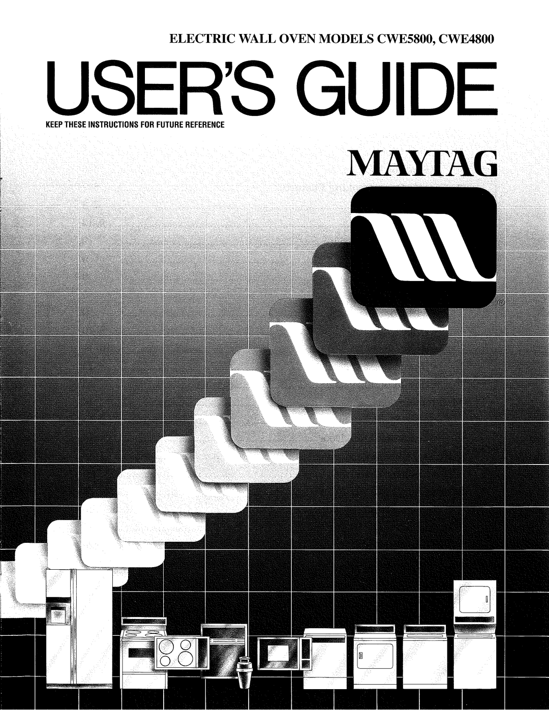 Maytag CWE5800, CWE4800 manual 