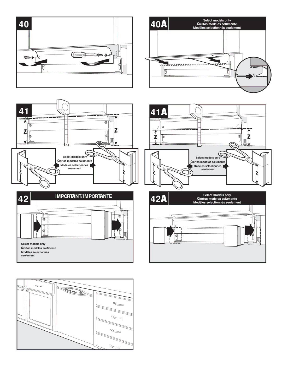 Maytag Dishwasher installation instructions 40A 