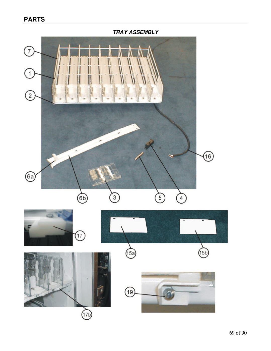 Maytag DN5000, DN3000 manual Tray Assembly 