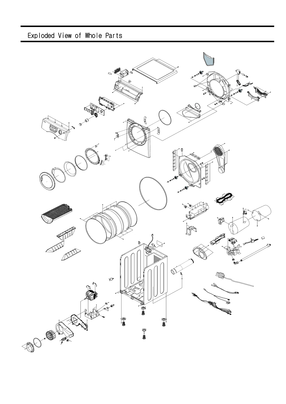 Maytag DV316LG manual Exploded View of Whole Parts 