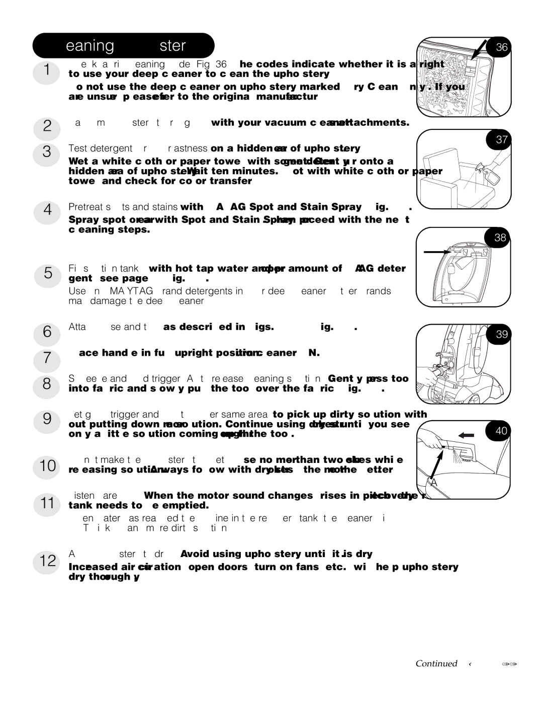 Maytag F6212901 manual 