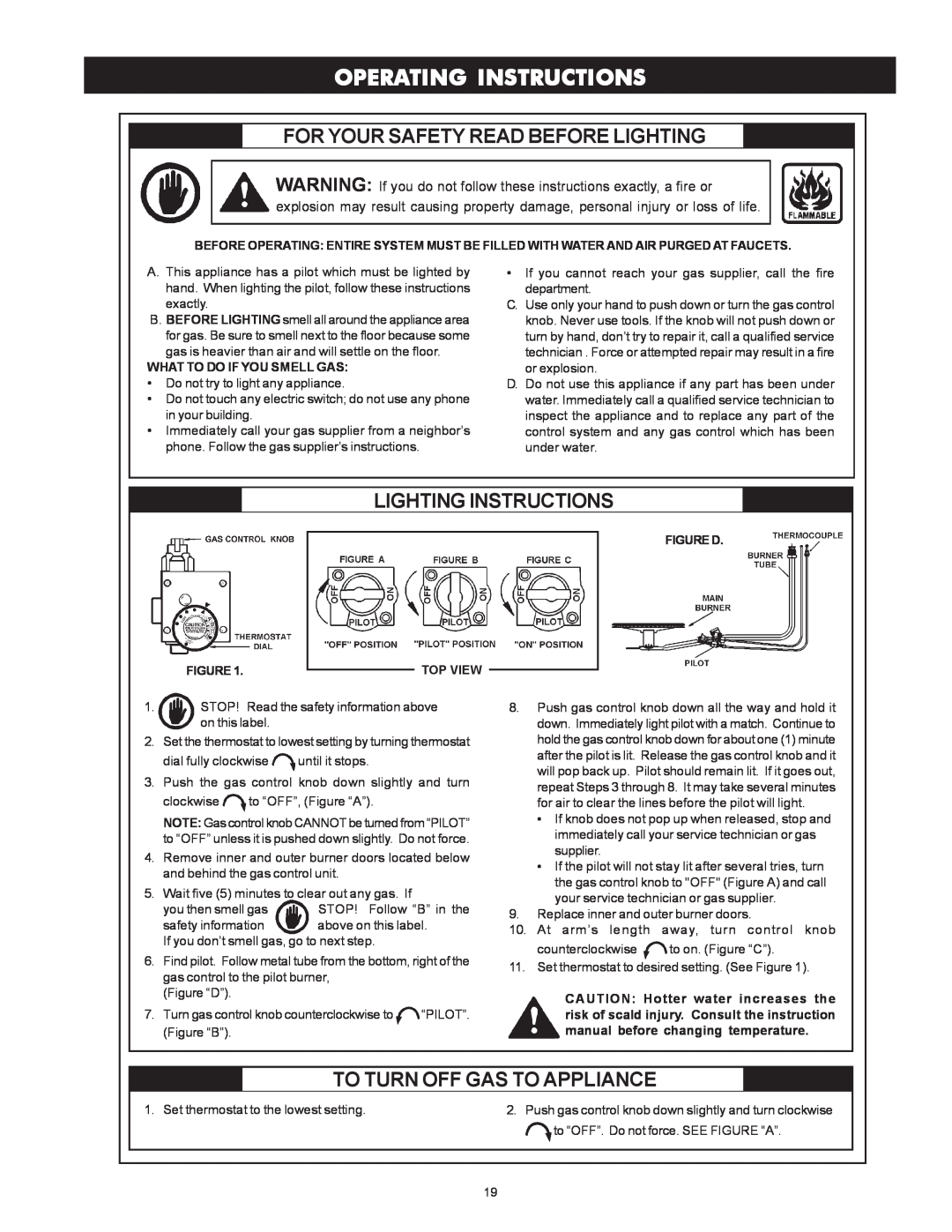 Maytag HRP5975S Operating Instructions, For Your Safety Read Before Lighting, Lighting Instructions, Figure D, Top View 