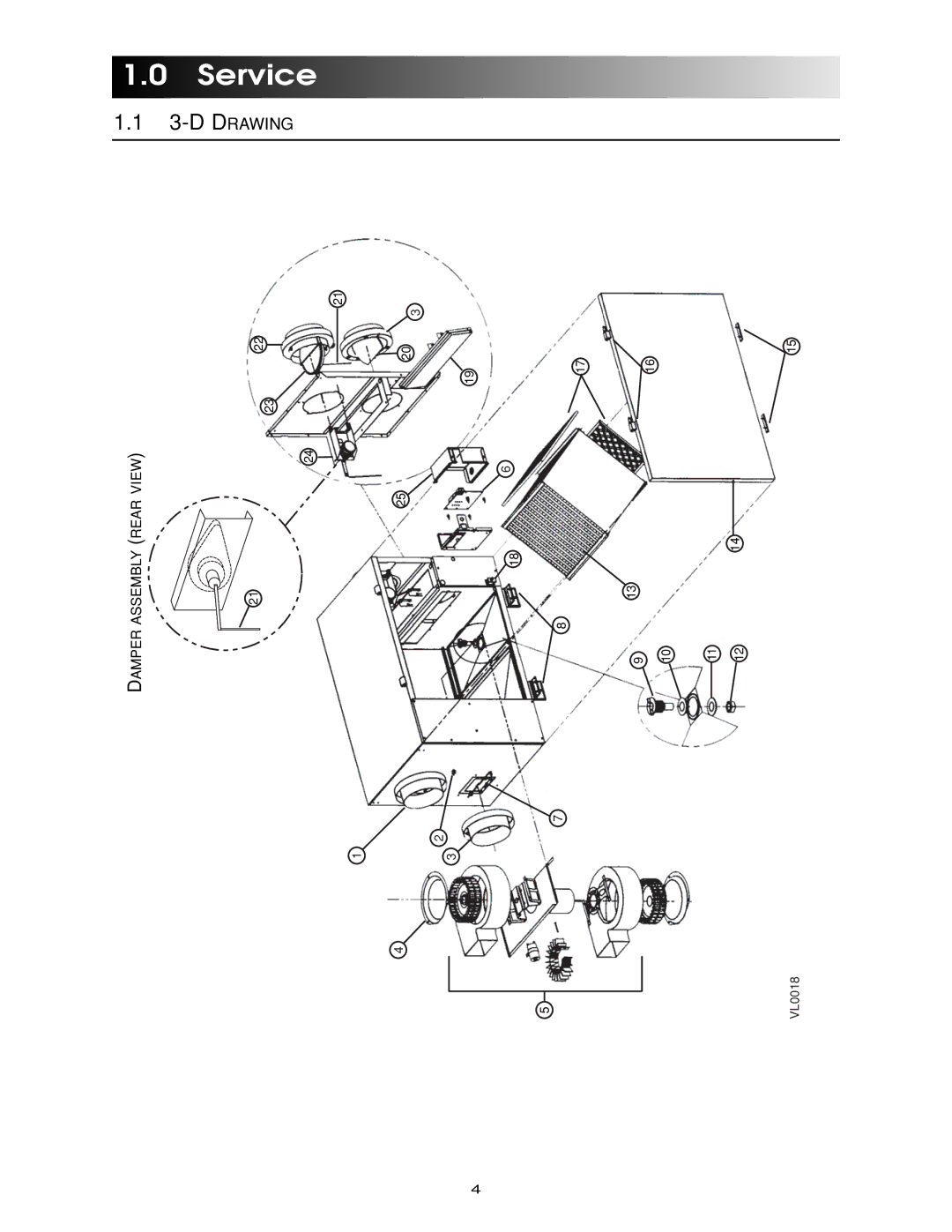 Maytag HRV-210, ERV-210, HRV-150, ERV-150 manual Service 