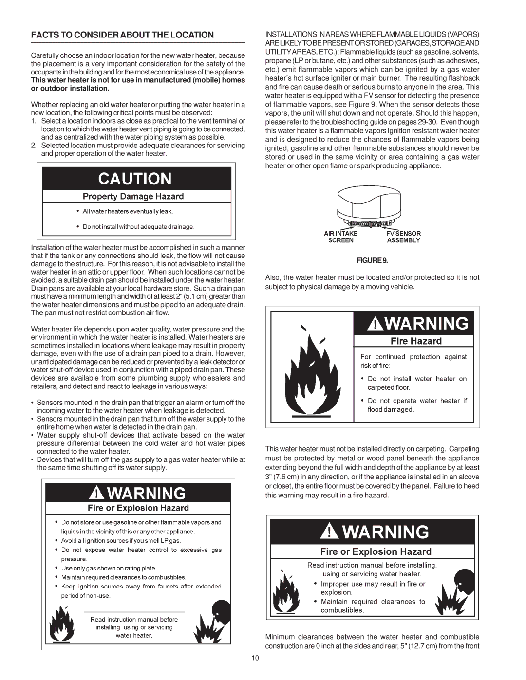 Maytag HV650YBVITCGA, HV650HBVITCGA, HV640YBVITCGA, HV640HBVITCGA manual Facts to Consider about the Location 