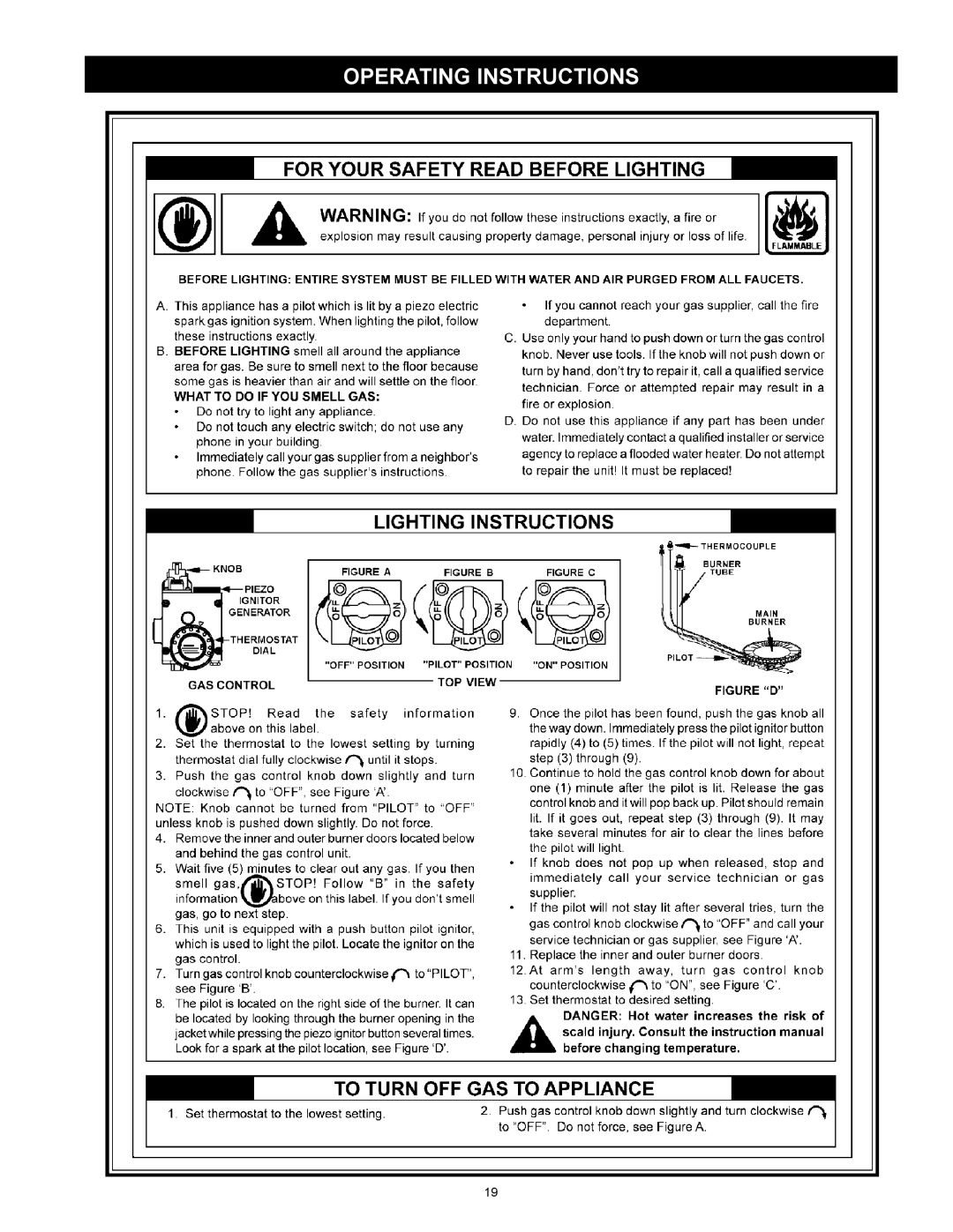 Maytag HXN4975S manual Operating Instructions 