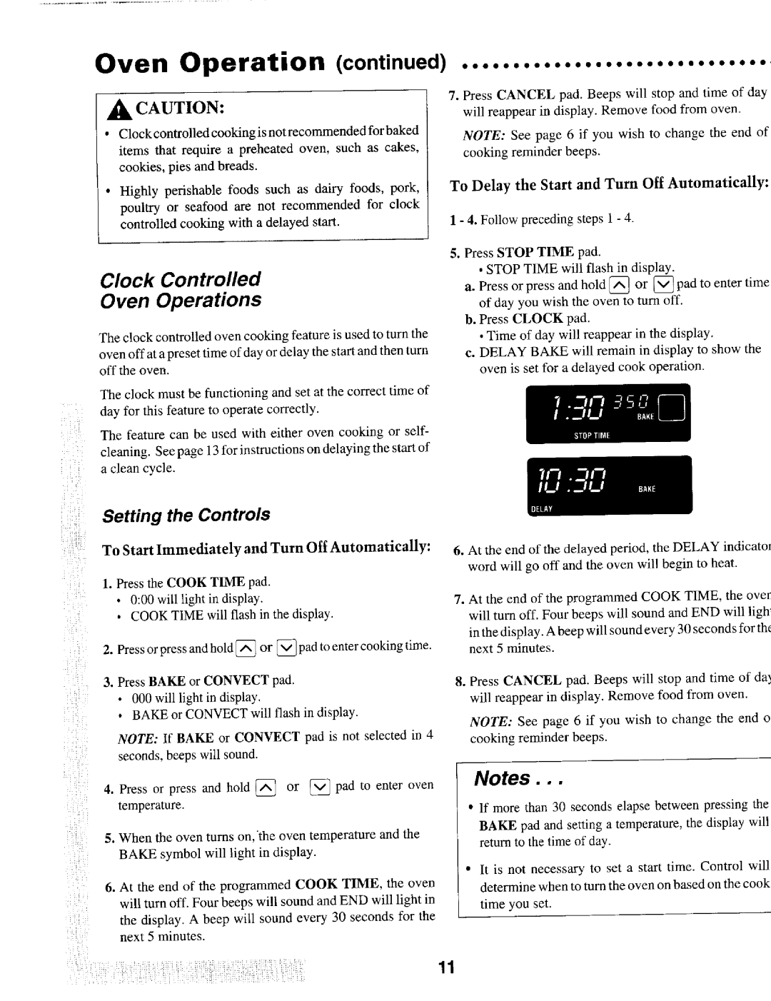 Maytag IEW621, MEW55:3B, MEW557, MEWED7 manual Oven Operations, Setting Controls, S tar t 