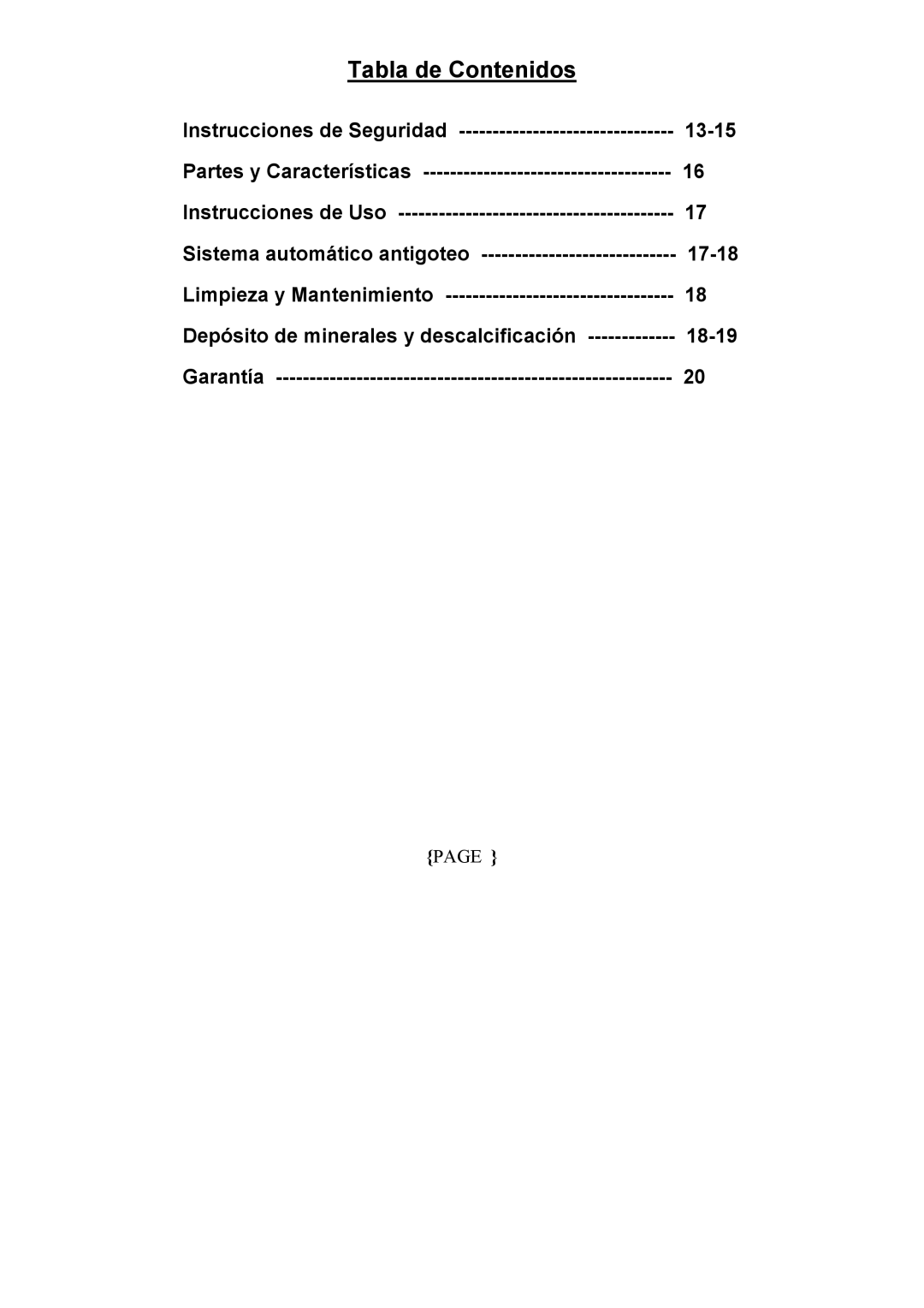 Maytag MCCM1NW12, MCCM1NB12 operating instructions Tabla de Contenidos 