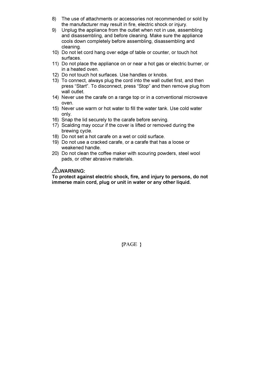 Maytag MCCM1NW12, MCCM1NB12 operating instructions 