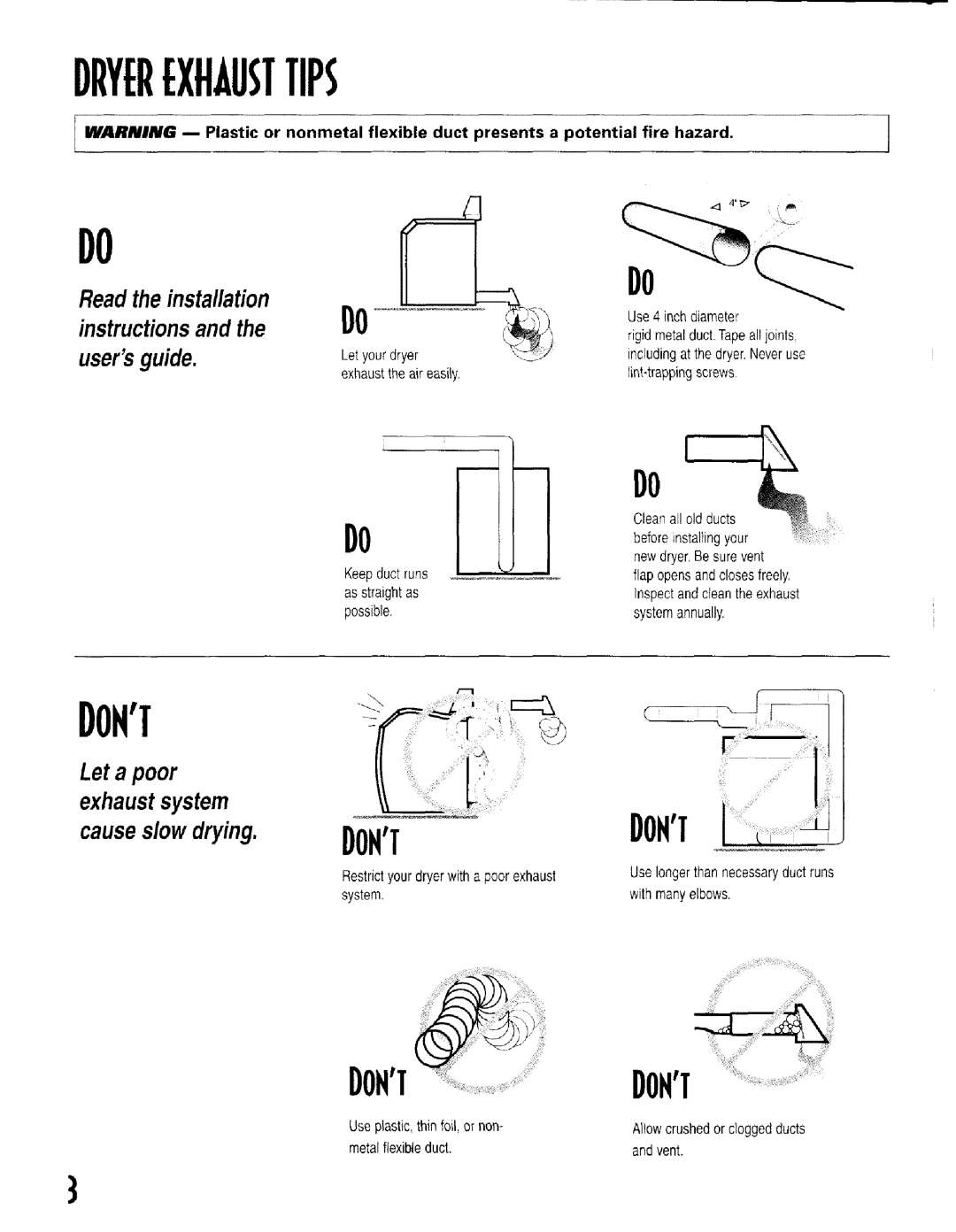 Maytag MD6200 warranty Dryer Tips, Users guide 