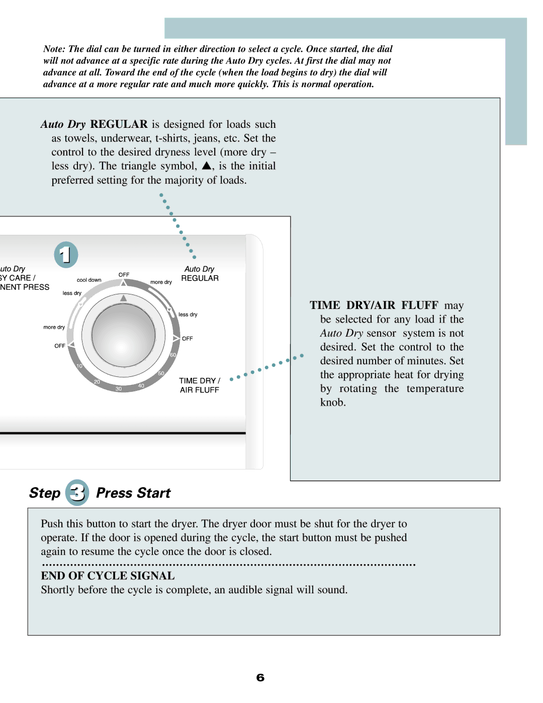 Maytag MD9206 warranty Press Start 