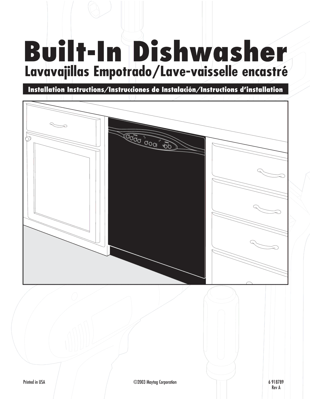 Maytag JDB1100AW, MDB8750AW, MDB9750AW, JDB2150AWP, JDB2100AW, JDB1060AW manual Built-In Dishwasher 