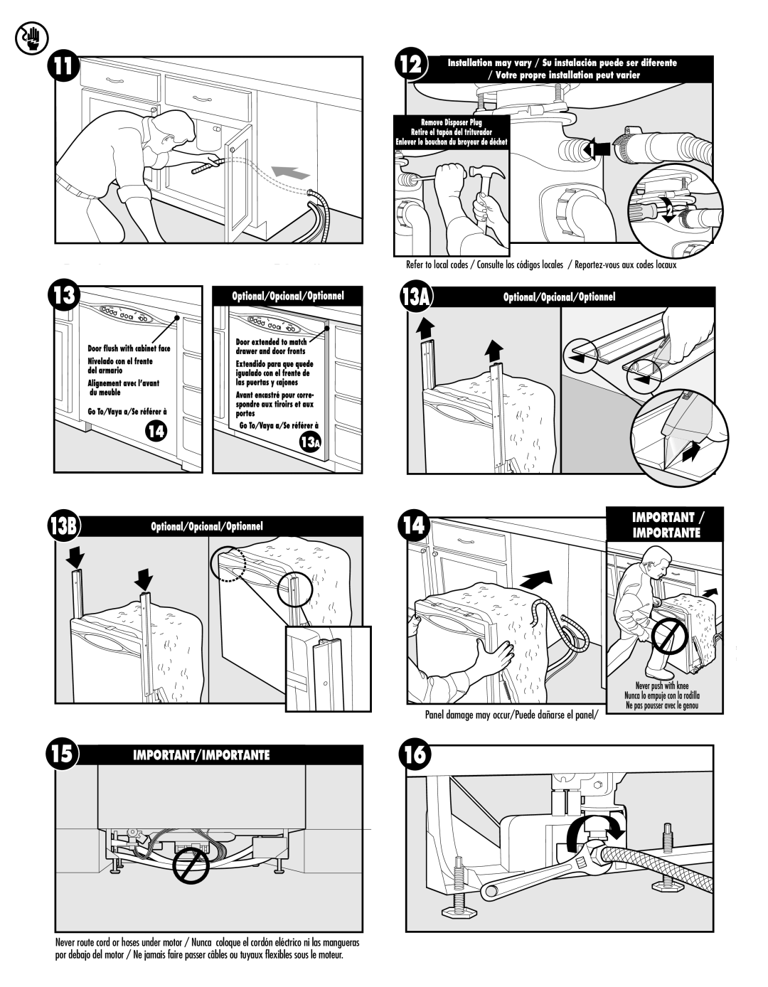 Maytag JDB1060AW, MDB8750AW, MDB9750AW, JDB2150AWP, JDB2100AW, JDB1100AW manual 13B 