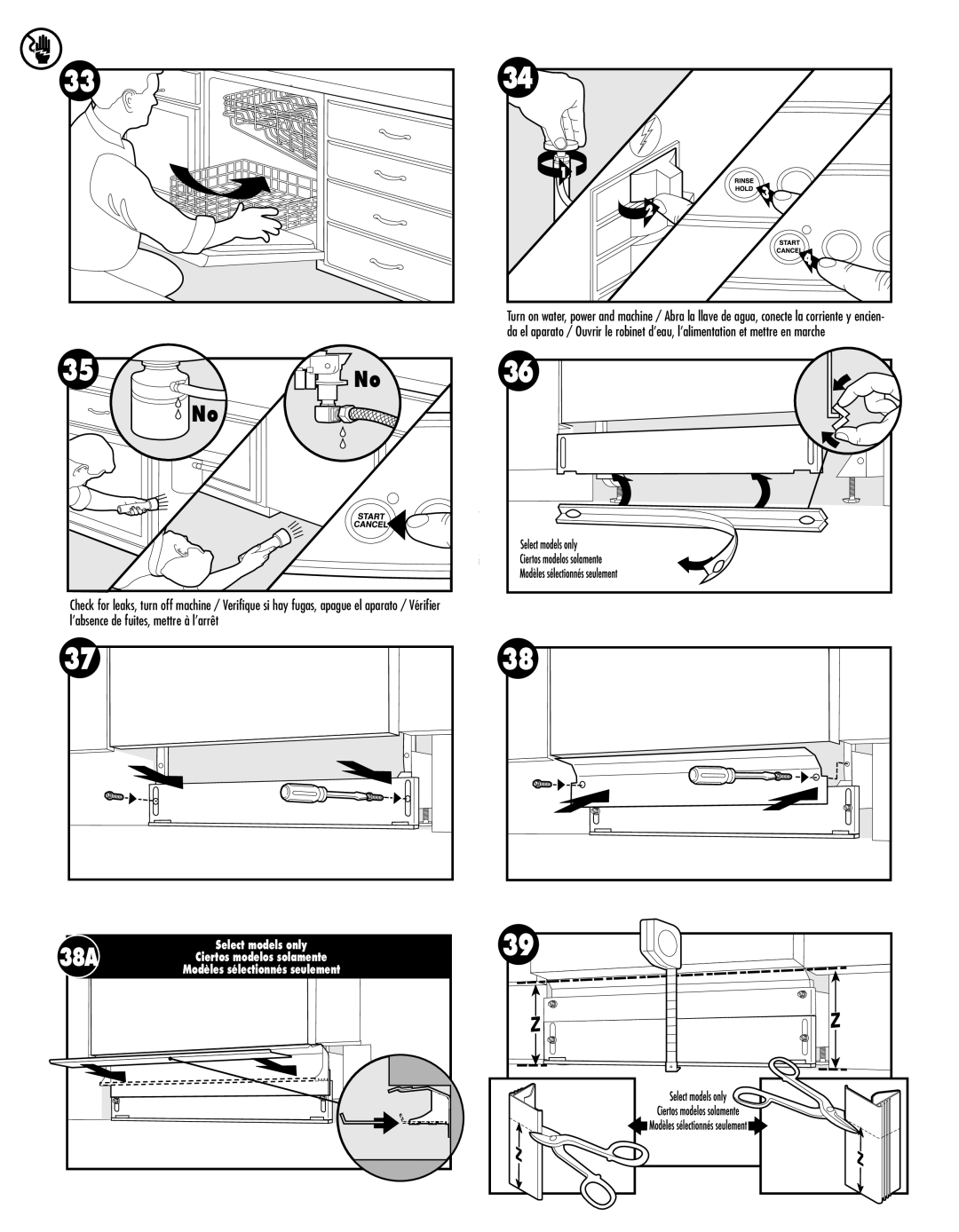 Maytag JDB2150AWP, MDB8750AW, MDB9750AW, JDB2100AW, JDB1100AW, JDB1060AW manual 38A 